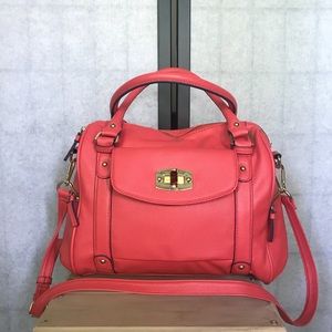 Merona Orange Crossbody Satchel